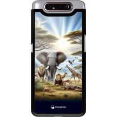 Coque Samsung Galaxy A80 - Vie sauvage africaine
