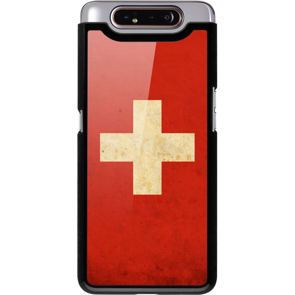 Hülle Samsung Galaxy A80 - Vintage Flag SWISS