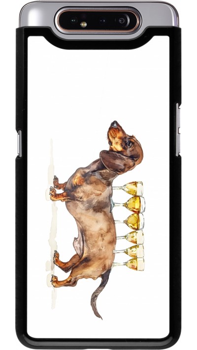 Coque Samsung Galaxy A80 - Wine Teckel