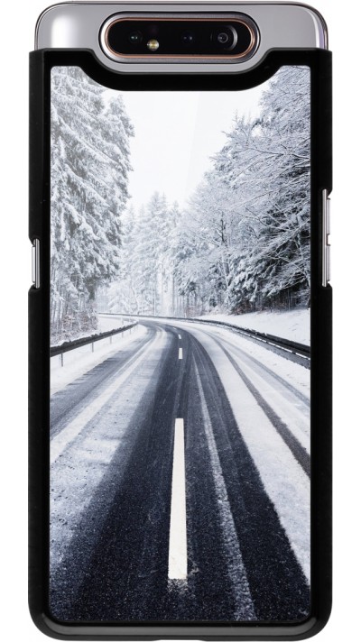 Coque Samsung Galaxy A80 - Winter 22 Snowy Road