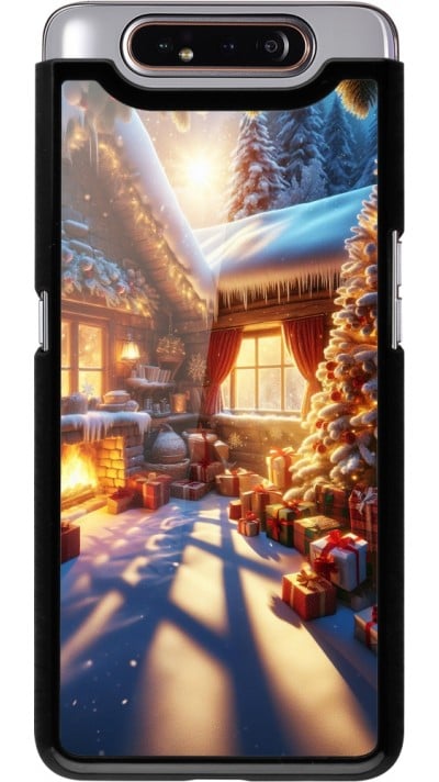Coque Samsung Galaxy A80 - Noël Chalet Féerie