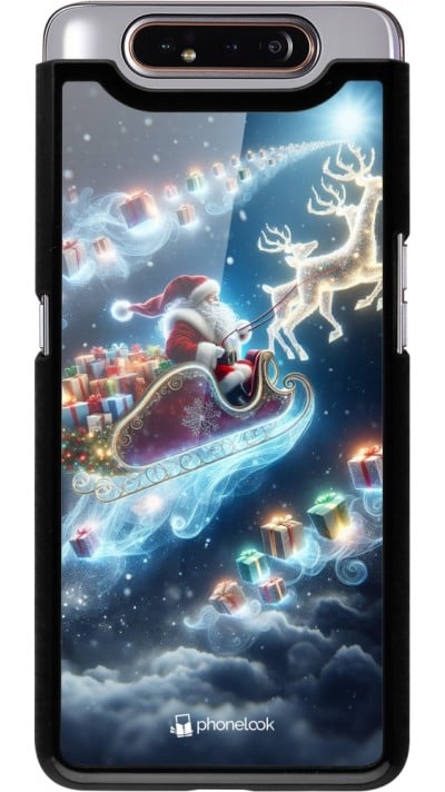 Coque Samsung Galaxy A80 - Noël 2023 Père Noël enchanté