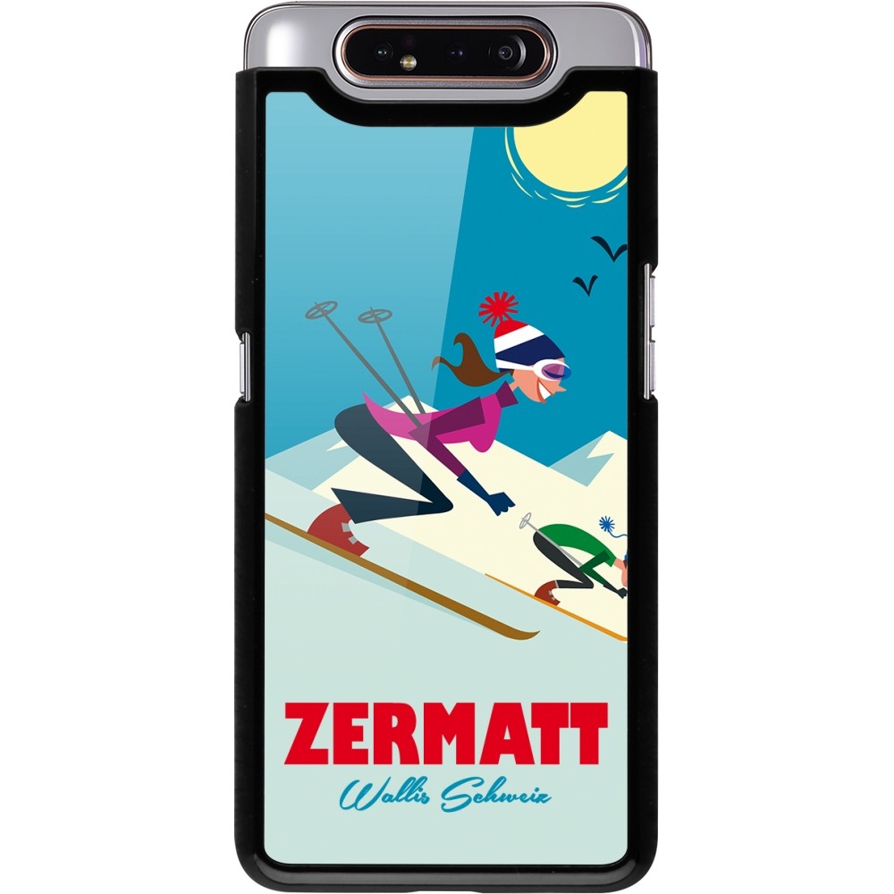 Coque Samsung Galaxy A80 - Zermatt Ski Downhill