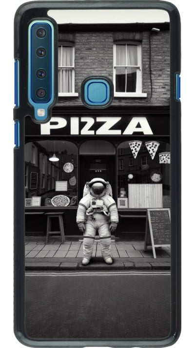 Coque Samsung Galaxy A9 - Astronaute devant une Pizzeria