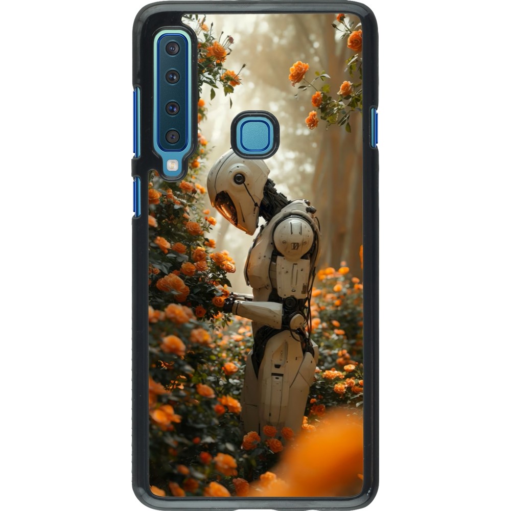 Samsung Galaxy A9 Case Hülle - Astronaut flowers 2025