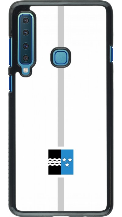 Samsung Galaxy A9 Case Hülle - Kanton AG weiss