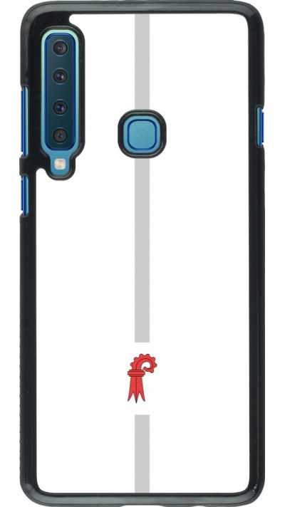 Samsung Galaxy A9 Case Hülle - Kanton BL weiss