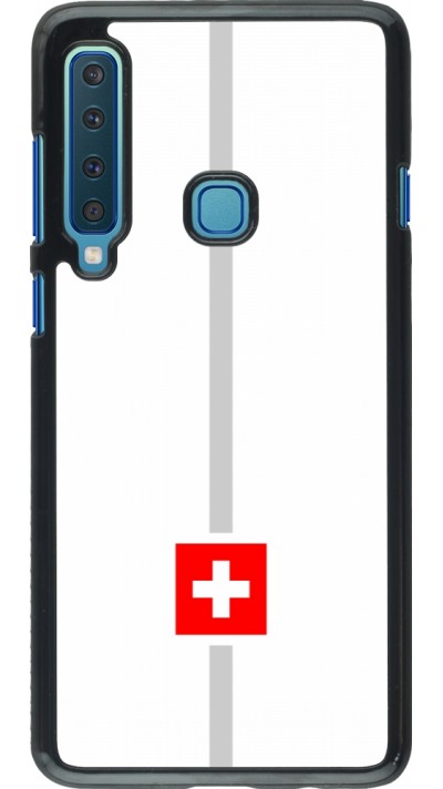 Samsung Galaxy A9 Case Hülle - Kanton CH weiss