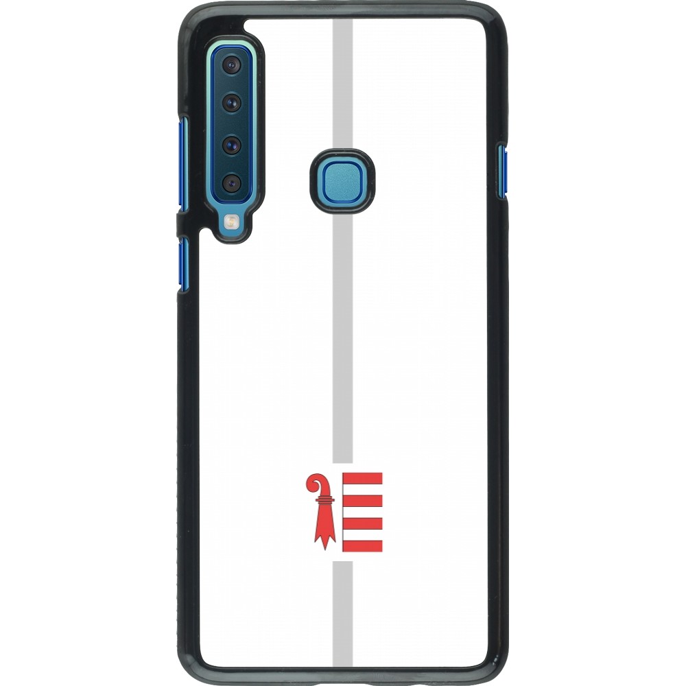 Samsung Galaxy A9 Case Hülle - Kanton JU weiss