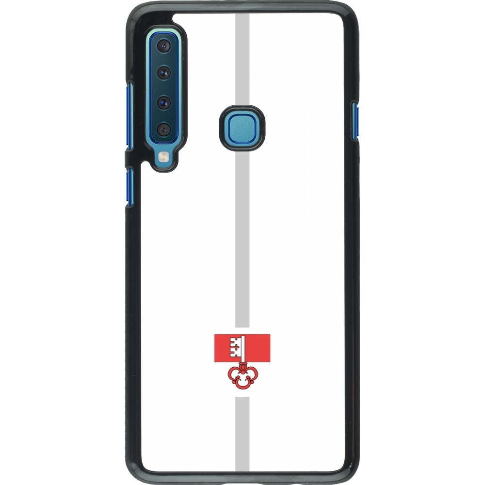 Samsung Galaxy A9 Case Hülle - Kanton OW weiss