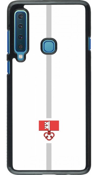 Samsung Galaxy A9 Case Hülle - Kanton OW weiss