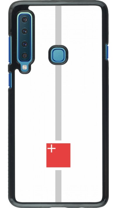 Samsung Galaxy A9 Case Hülle - Kanton SZ weiss
