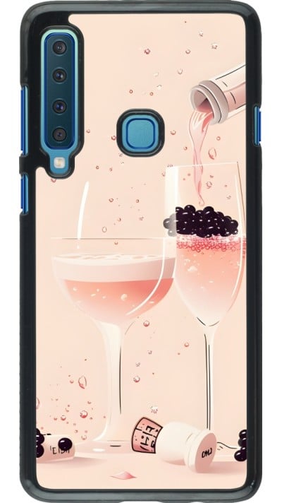 Coque Samsung Galaxy A9 - Champagne Pouring Pink