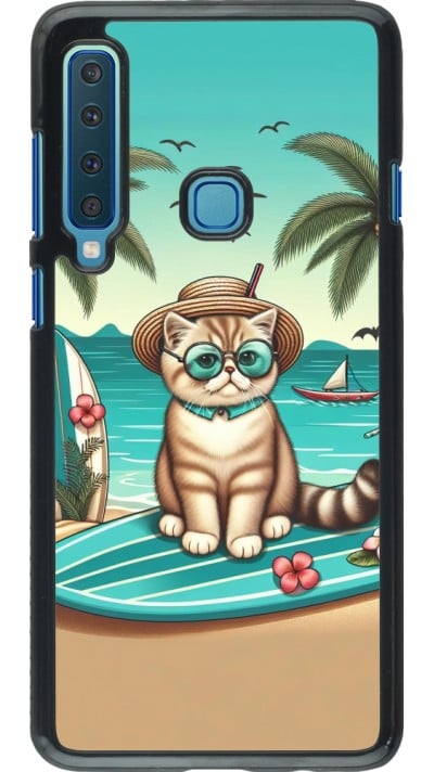 Coque Samsung Galaxy A9 - Chat Surf Style