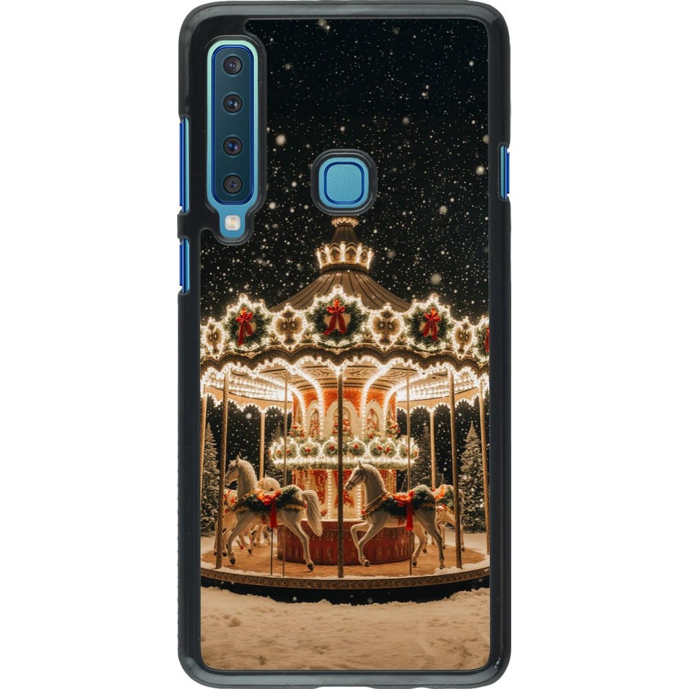 Samsung Galaxy A9 Case Hülle - Christmas 25 Carousel