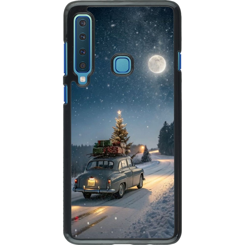 Coque Samsung Galaxy A9 - Christmas 25 Car with Tree Xmas