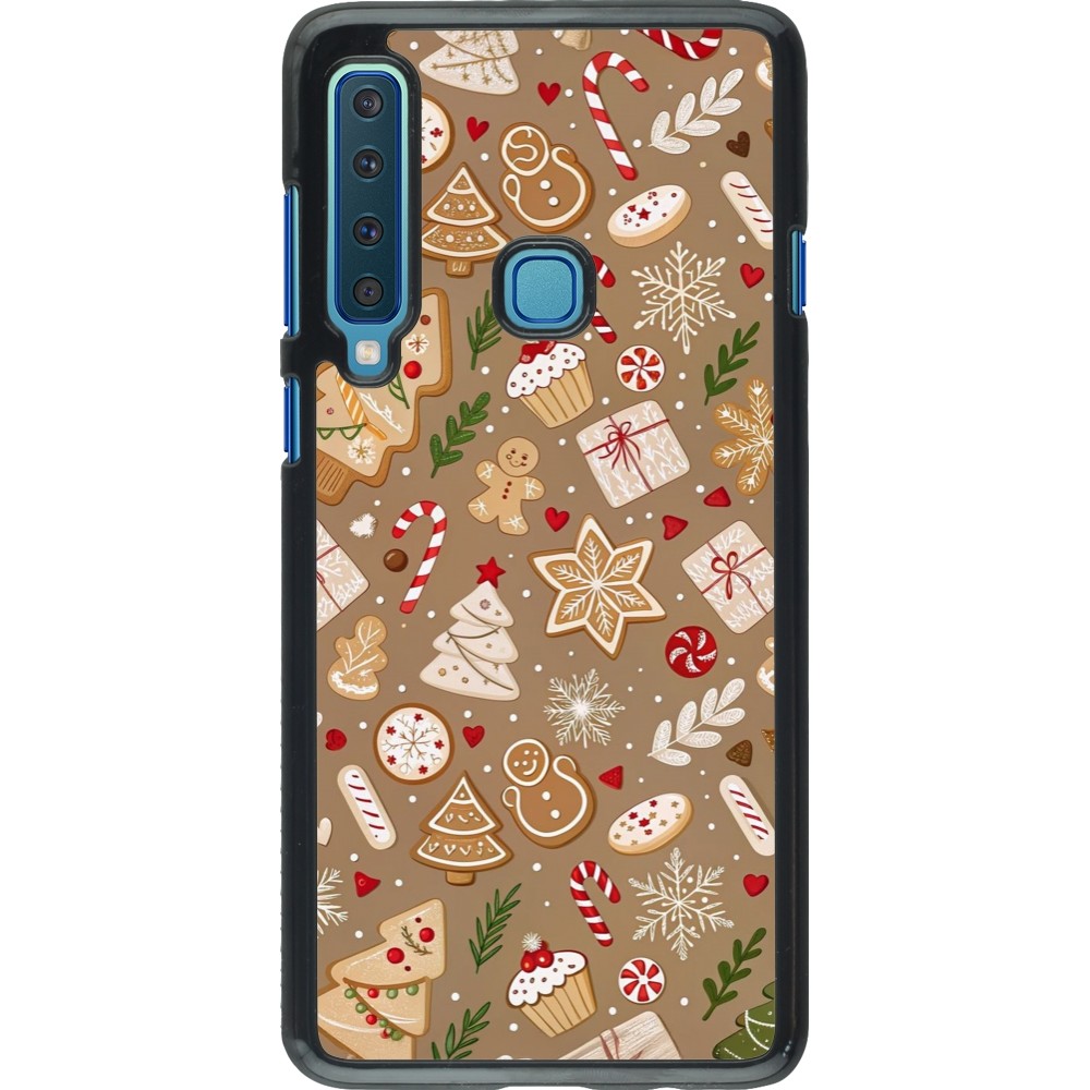 Coque Samsung Galaxy A9 - Christmas 25 Pattern Ginger Cookie