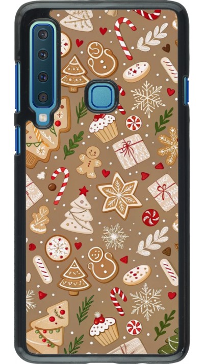 Coque Samsung Galaxy A9 - Christmas 25 Pattern Ginger Cookie
