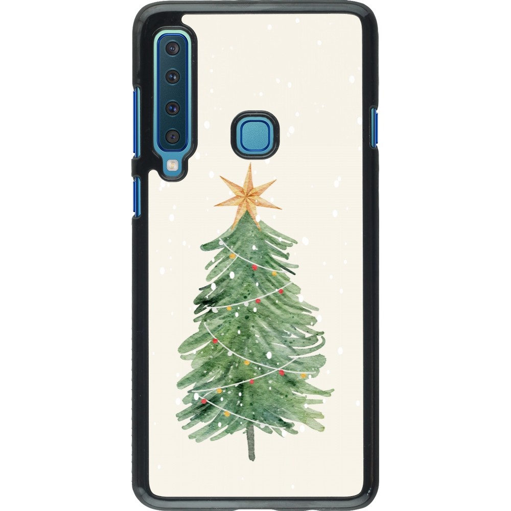 Coque Samsung Galaxy A9 - Christmas 25 Sketch Tree