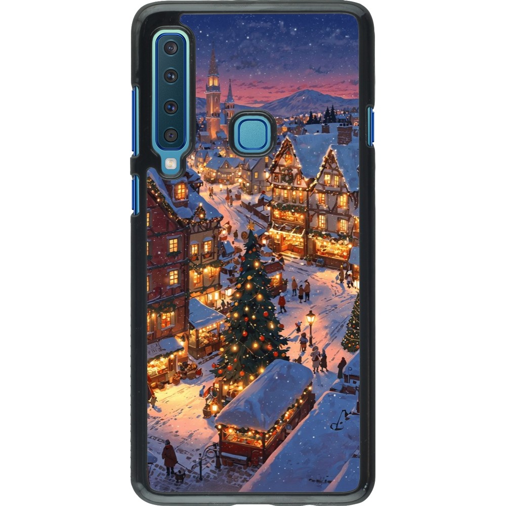 Coque Samsung Galaxy A9 - Christmas 25 Xmas Village