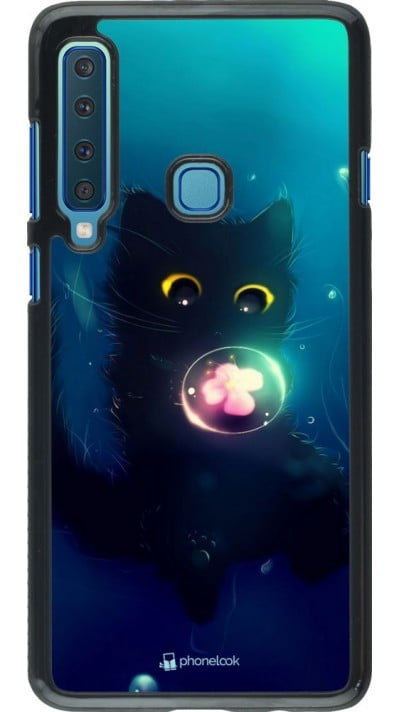 Hülle Samsung Galaxy A9 - Cute Cat Bubble