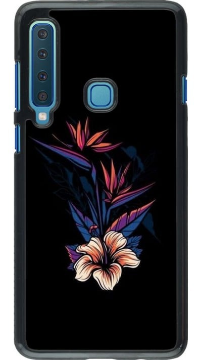 Hülle Samsung Galaxy A9 - Dark Flowers