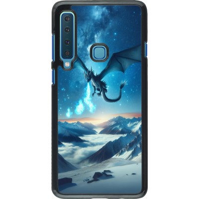 Coque Samsung Galaxy A9 - Dragon nocturne montagne