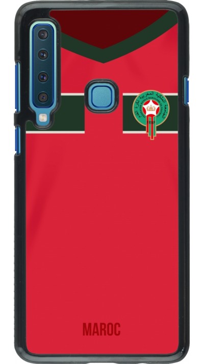 Coque Samsung Galaxy A9 - Maillot de football Maroc 2022 personnalisable