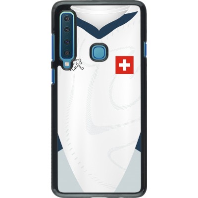 Samsung Galaxy A9 Case Hülle - Schweiz Away personalisierbares Fussballtrikot