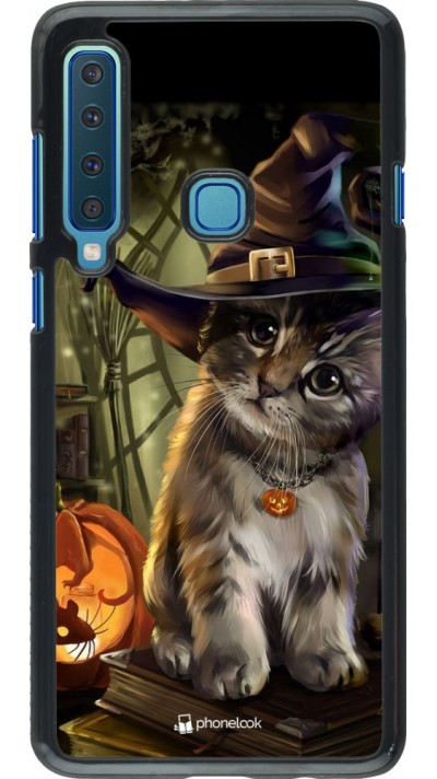 Coque Samsung Galaxy A9 - Halloween 21 Witch cat Coque Samsung Galaxy A9 - Halloween 21 Witch cat