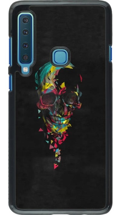 Samsung Galaxy A9 Case Hülle - Halloween 22 colored skull