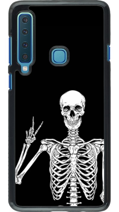 Samsung Galaxy A9 Case Hülle - Halloween 2023 peace skeleton