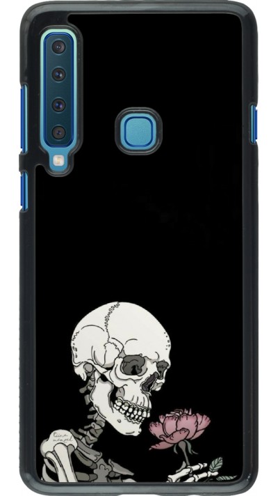 Samsung Galaxy A9 Case Hülle - Halloween 2023 rose and skeleton