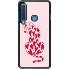 Samsung Galaxy A9 Case Hülle - Leopard with hearts 2026