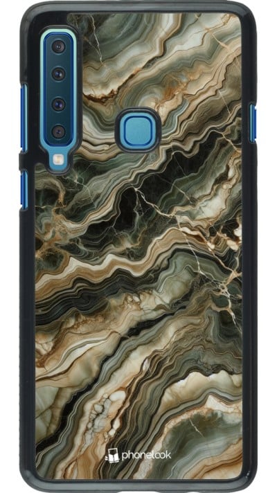 Samsung Galaxy A9 Case Hülle - Oliv Marmor