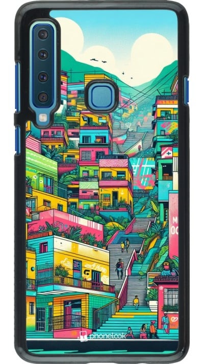 Samsung Galaxy A9 Case Hülle - Medellin Comuna 13 Kunst