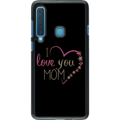 Samsung Galaxy A9 Case Hülle - Mom 2024 I love you Mom Hertz