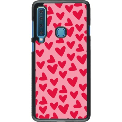 Coque Samsung Galaxy A9 - Mom 2024 petits coeurs