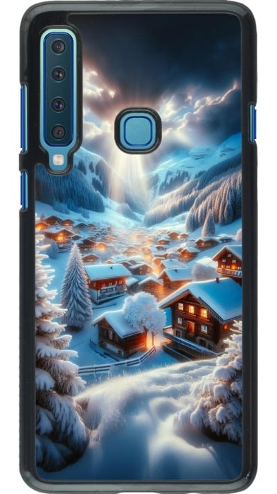 Coque Samsung Galaxy A9 - Mont Neige Lumière