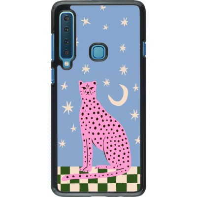 Coque Samsung Galaxy A9 - Pink leopard with stars 2026