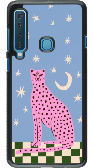 Coque Samsung Galaxy A9 - Pink leopard with stars 2026