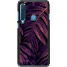 Coque Samsung Galaxy A9 - Purple Light Leaves