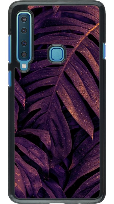 Coque Samsung Galaxy A9 - Purple Light Leaves