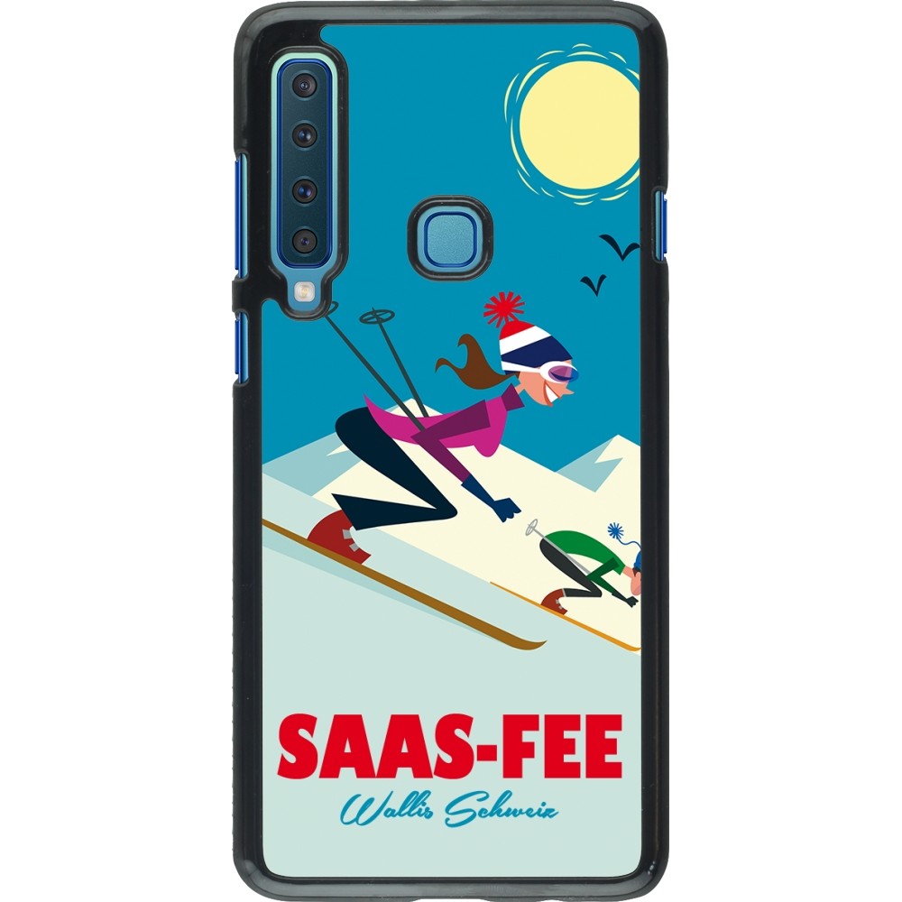 Coque Samsung Galaxy A9 - Saas-Fee Ski Downhill