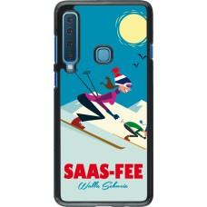 Samsung Galaxy A9 Case Hülle - Saas-Fee Ski Downhill