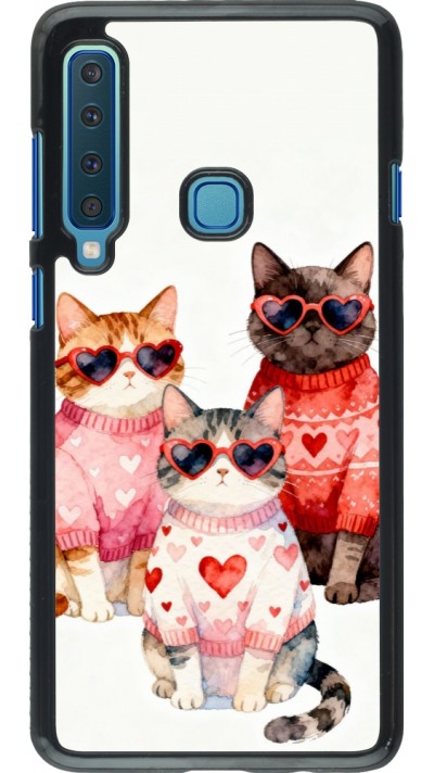 Coque Samsung Galaxy A9 - Saint Valentines Day 26 Cat Love