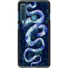 Samsung Galaxy A9 Case Hülle - Snake Blue Anaconda