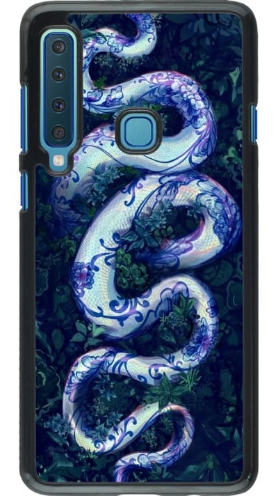 Coque Samsung Galaxy A9 - Serpent Blue Anaconda