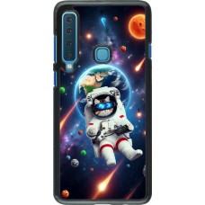 Samsung Galaxy A9 Case Hülle - VR SpaceCat Odyssee