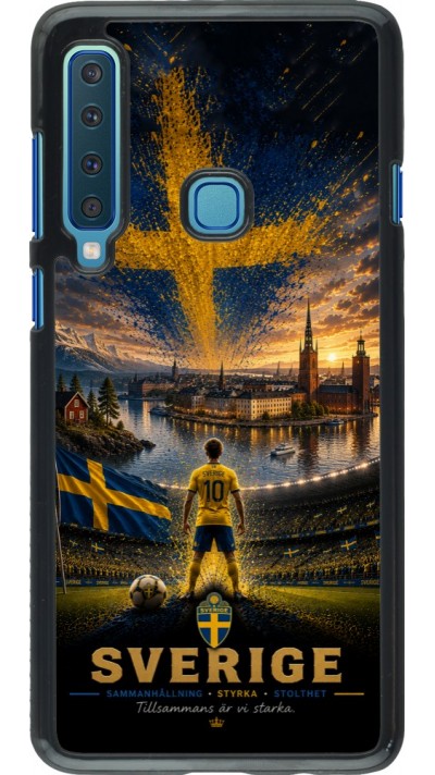 Coque Samsung Galaxy A9 - Football Suède splash 2026